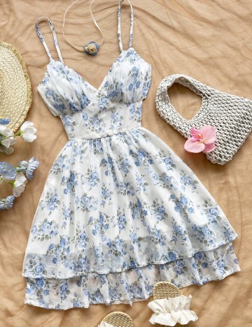 Rochie scurta SHEIN, alb