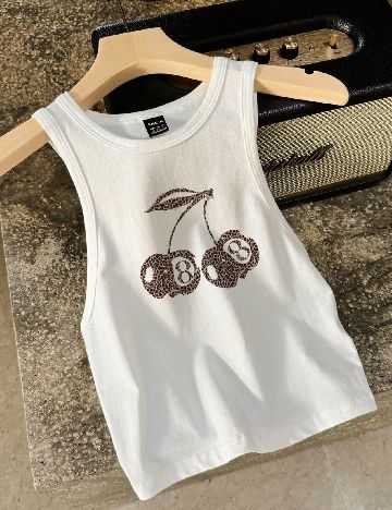 Top SHEIN, alb