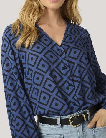 Camasa Kaffe, bleumarin
