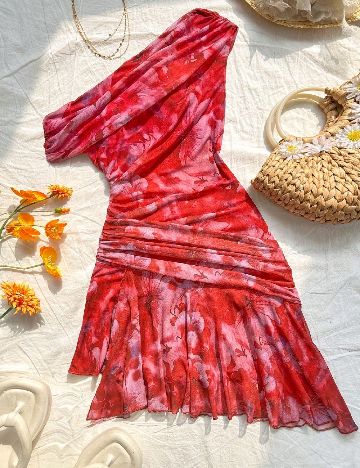 Rochie scurta SHEIN, rosu