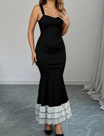 Rochie lunga SHEIN CURVE, negru