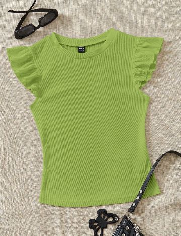Top SHEIN, verde