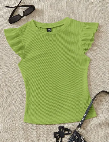 Top SHEIN, verde