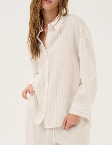 Camasa Oversize My Essential Wardrobe, ecru