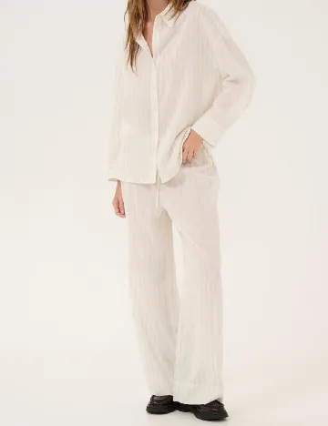 Camasa Oversize My Essential Wardrobe, ecru