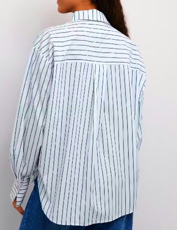 Camasa Oversize Kaffe, bleu