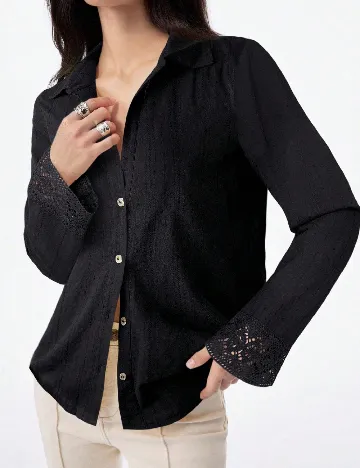 Camasa SHEIN, negru
