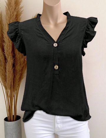 Bluza SHEIN CURVE, negru