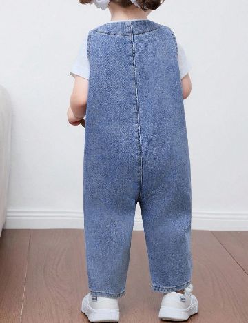 Salopeta Shein Kids, albastru