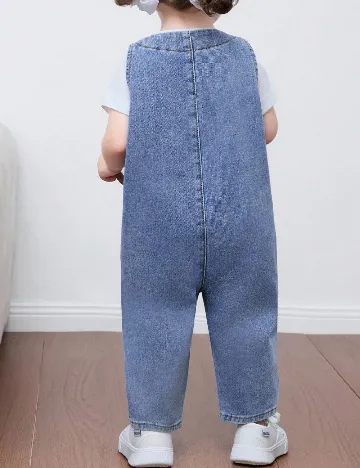 Salopeta Shein Kids, albastru