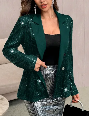 Sacou SHEIN, verde