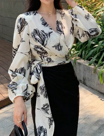 Bluza SHEIN, ecru