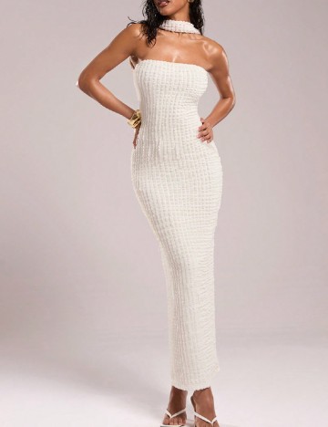 Rochie lunga SHEIN, ecru