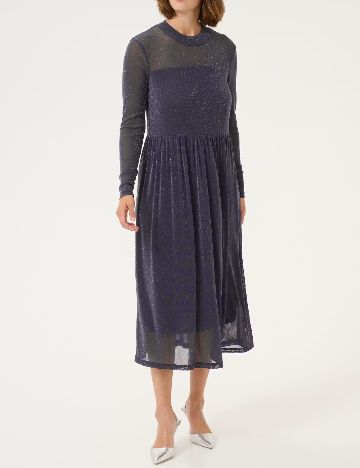 Rochie medie Kaffe, bleumarin
