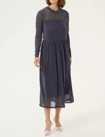Rochie medie Kaffe, bleumarin