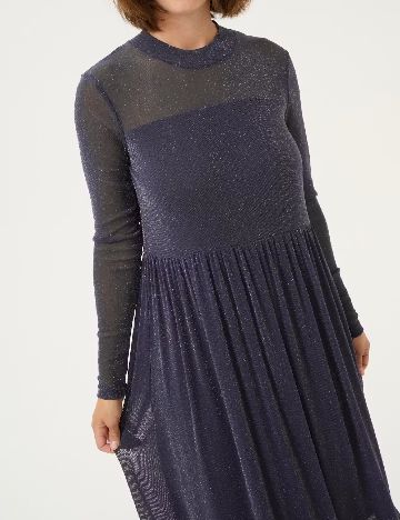 Rochie medie Kaffe, bleumarin