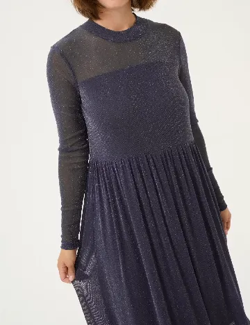 Rochie medie Kaffe, bleumarin
