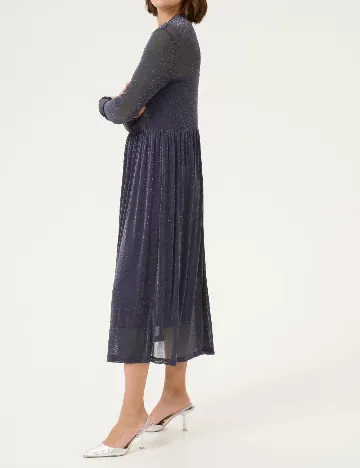 Rochie medie Kaffe, bleumarin