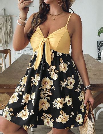 Rochie scurta SHEIN CURVE, negru