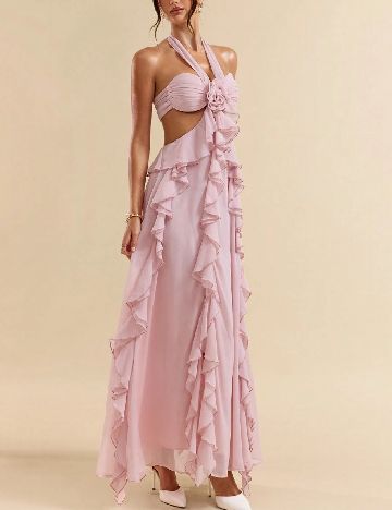 Rochie lunga SHEIN, roz