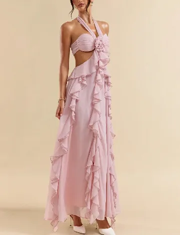 Rochie lunga SHEIN, roz