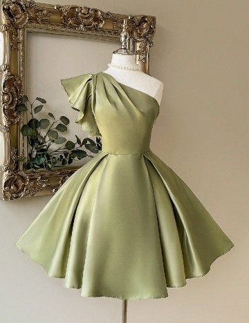 Rochie scurta SHEIN, verde