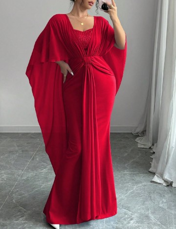 Rochie lunga SHEIN, rosu