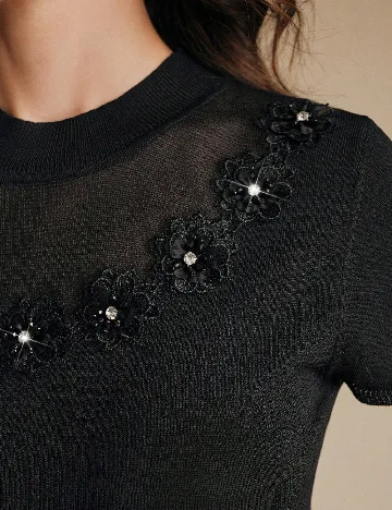 Tricou Anewsta, negru