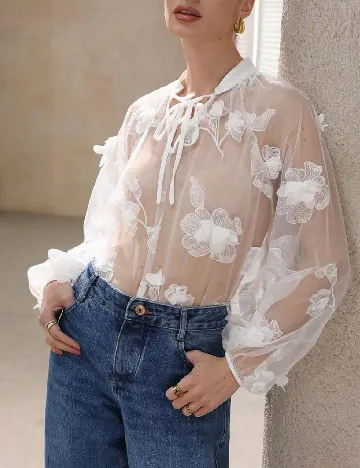 Bluza SHEIN, alb