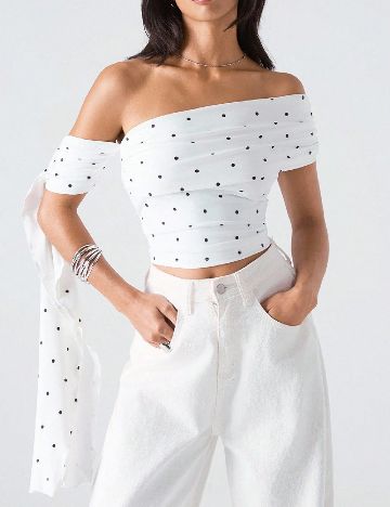 Top SHEIN, alb