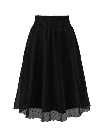 Fusta SHEIN CURVE, negru