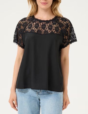 Bluza Kaffe, negru