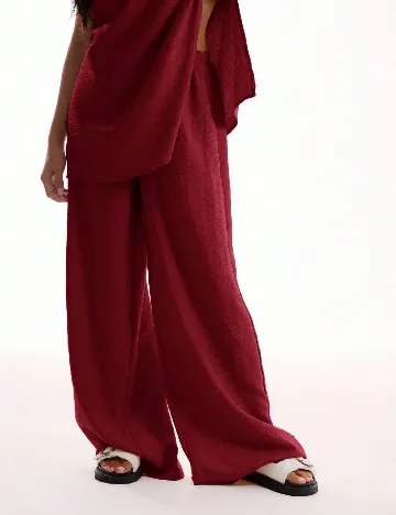 Pantaloni Musera, rosu