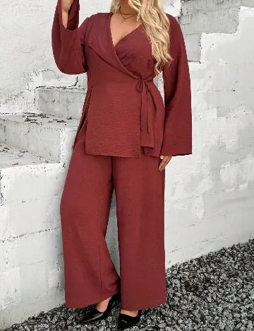 Compleu SHEIN CURVE, visiniu
