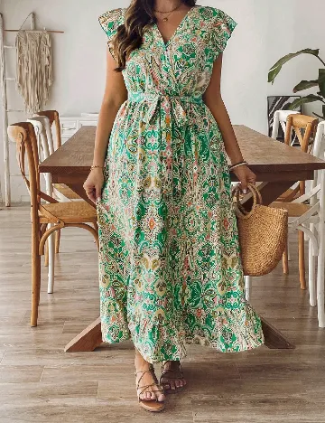 Rochie lunga SHEIN CURVE, mix culori
