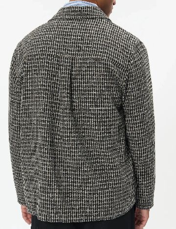 Jacheta Matinique, negru/crem