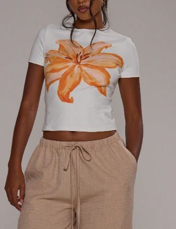 Tricou Musera, alb