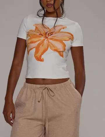 Tricou Musera, alb