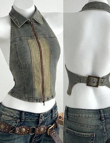 Top SHEIN, albastru