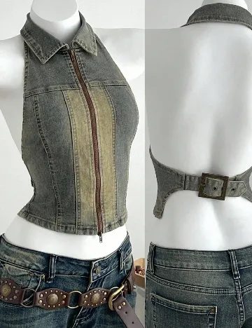 Top SHEIN, albastru