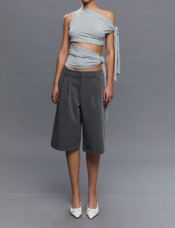 Pantaloni scurti SHEIN, gri
