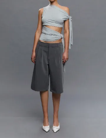 Pantaloni scurti SHEIN, gri