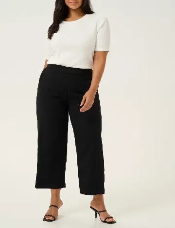 Pantaloni Kaffe Curve, negru