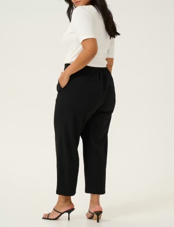Pantaloni Kaffe Curve, negru