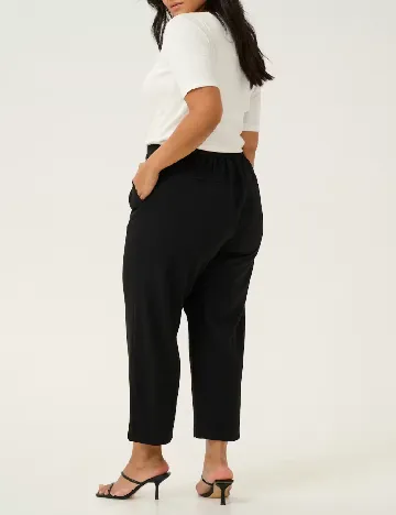 Pantaloni Kaffe Curve, negru