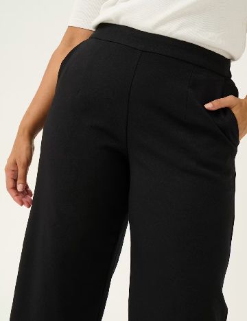 Pantaloni Kaffe Curve, negru