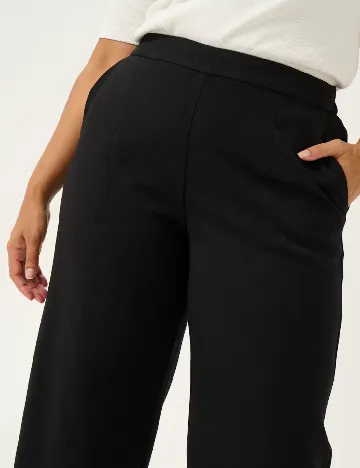 Pantaloni Kaffe Curve, negru