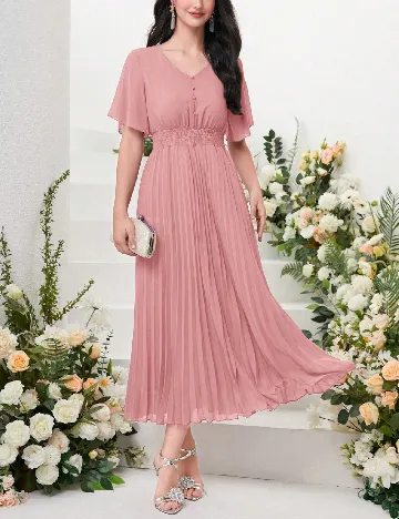 Rochie medie SHEIN, roz