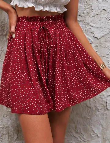 Pantaloni scurti SHEIN, rosu