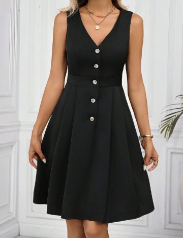 Rochie scurta Emery Rose, negru